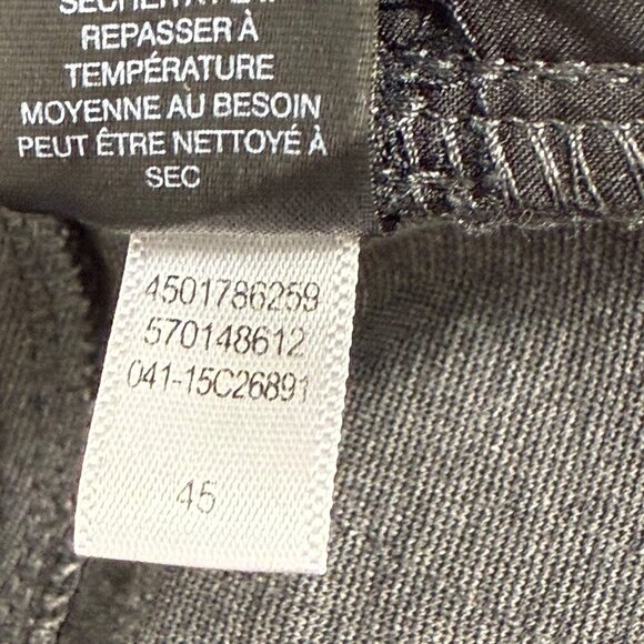 Chicos So Slimming Peyton Pants Womens Sz 0.5 (6) Dark Gray Ponte Knit Tapered - Picture 11 of 11